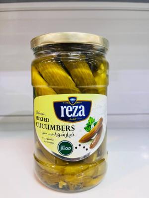 خیار شور شیشه ممتاز رضا