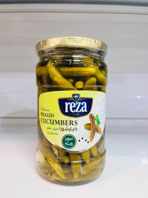 خیار شور شیشه سوپر ویژه رضا