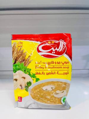 سوپ جو و قارچ الیت