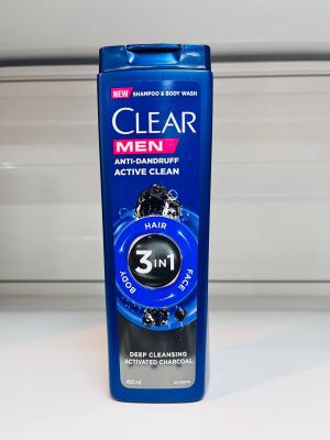 شامپو سه کاره 400 میل آقایان ذغالی کلیر