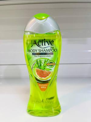 شامپو بدن 400 گرم شفاف سبز اکتیو