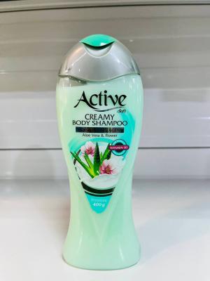 شامپو بدن 400 گرم کرمی آلوورا اکتیو