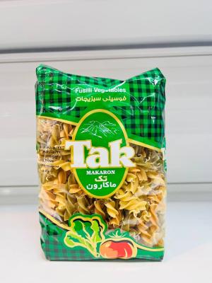 ماکارونی فرمی سبزیجات 500 گرم فوسیلی تک