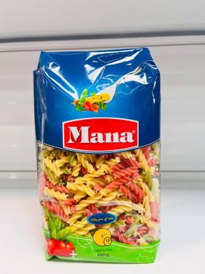 ماکارونی فرمی سبزیجات 500 گرم مته ای مانا