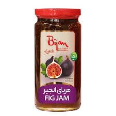 مربا 570 گرم شیشه ای انجیر بیژن